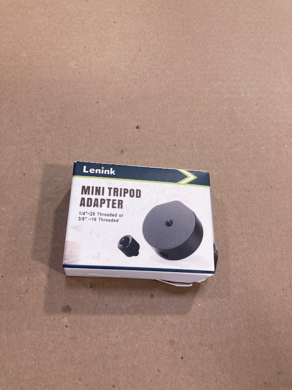 Photo 1 of Lenink Tripod Adapter for Starlink Mini, 1/4"~20 and 3/8"~16 Threaded Aluminum Alloy Mount Adapter for Most Common Tripod Sizes