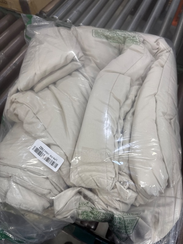 Photo 1 of CozyLux Comforter Set Full 7 Pieces Beige Bedding Set Bed in a Bag Set Full Box Stitch Bedding Sets with All Season Comforter, Flat Sheet, Fitted Sheet and Pillowcases & Shams