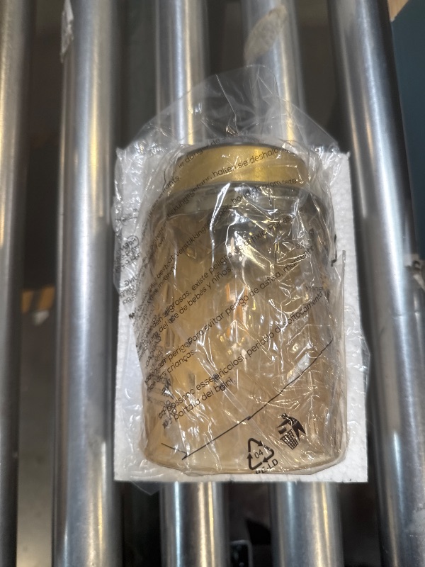 Photo 1 of LUSHARBOR Battery Operated Lamp with Timer, Small Table Lamp with LED Bulb, Glass Cordless Lamps Bedside Battery Operated Lamp for Living Room, Entryway Wave Design-Amber