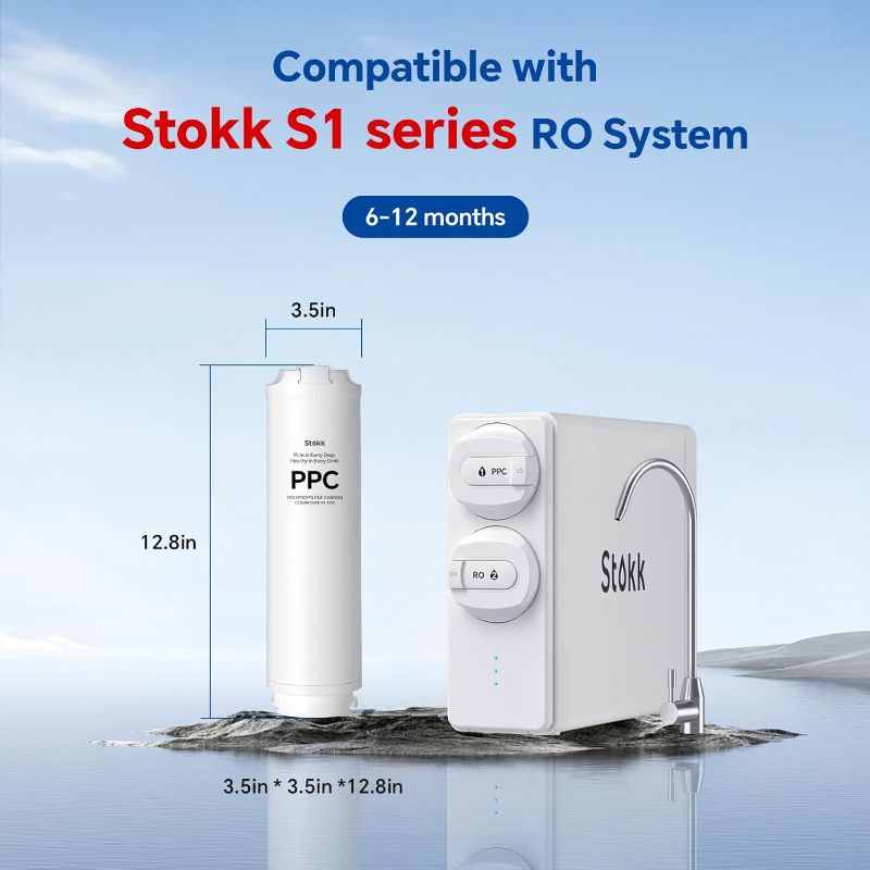 Photo 1 of Stokk RS1-PPC Filter, Replacement for S1 Series Reverse Osmosis System, 6-12 month Lifetime