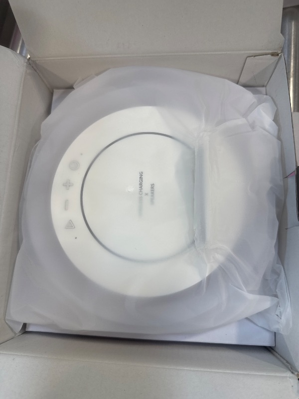Photo 1 of Bluetooth Speaker with Lights, Wireless Charging Speaker, Best Birthday Gift Ideas Teenage,Applicable for Bedroom/Teen Girl Gifts/Please use The Original Adapter(5W Wireless Charging)