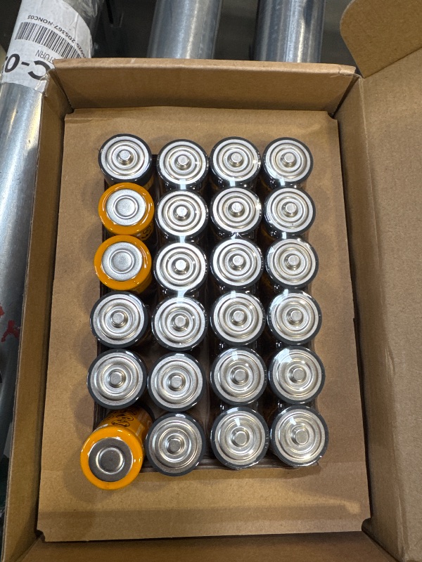 Photo 1 of Amazon Basics 24-Pack C Cell Alkaline All-Purpose Batteries, 1.5 Volt, 5-Year Shelf Life