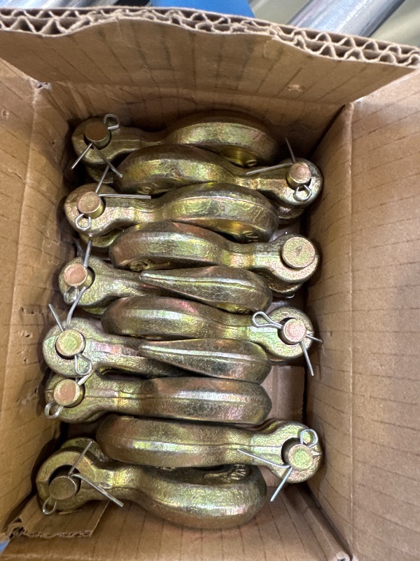 Photo 1 of SPARKWHIZ 5/16" Clevis Grab Hooks, Tow Hook Grade 70 Forged Steel 5400 lbs WLL for Truck Trailer Tow Chain Transport (10 Pack)
