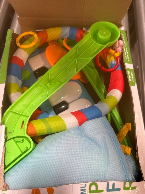 Photo 1 of I IOTSES Baby Gym Play Mat Activity Center, Kick and Play Piano Gym Mat with Music and Lights, Gifts for Baby Newborn Toddler Infants Boys Girls