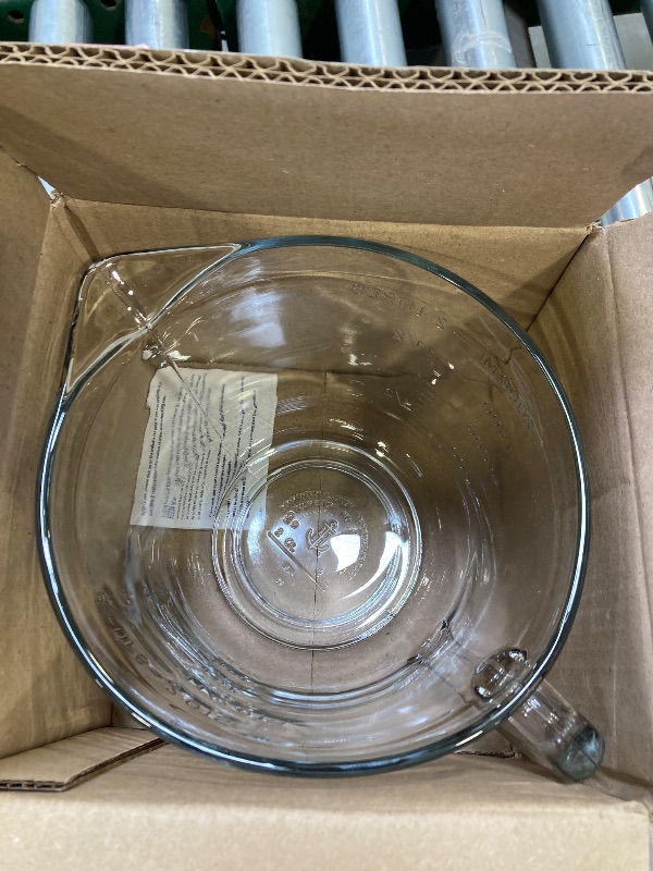 Photo 1 of Anchor Hocking Batter Bowl, 2 Quart Glass Mixing Bowl