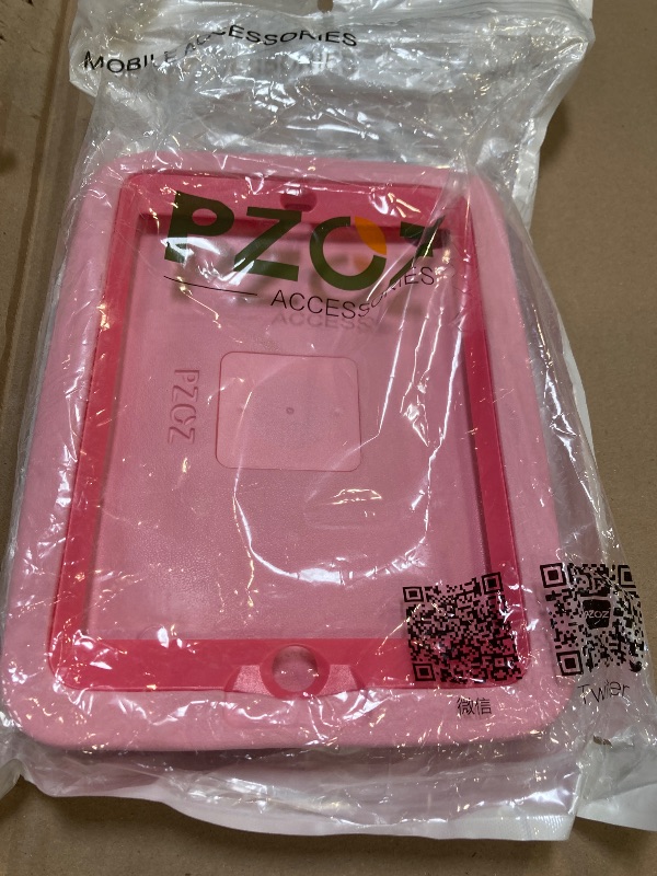 Photo 1 of PZOZ Kids Case Compatible for Apple iPad Mini 1 2 3 7.9 inch, EVA Shockproof Rotate Handle Folding Stand Heavy Duty Protective Cute Boys Girls Cover for Mini 1st 2nd Gen 3th Generation (Pink)