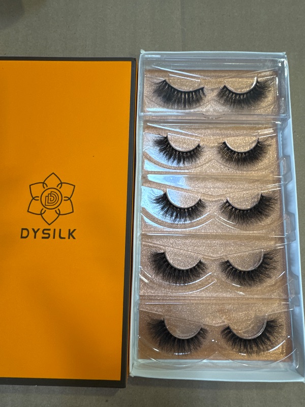 Photo 1 of DYSILK Cat Eye Lashes False Eyelashes - Mink Lashes 5 Pairs 6D Lash Extension Kit Fluffy Lashes Fake Eyelashes Natural False Lashes Reusable Mink Lashes | Cat-Eye 8-15mm