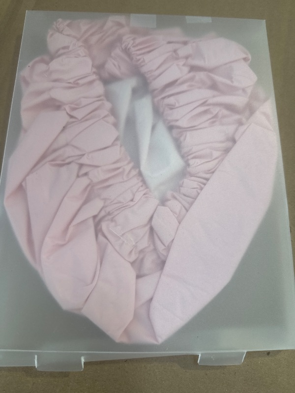 Photo 1 of Reusable Shower Cap for Women, Large Waterproof Shower Bonnet Washable Elastic Band Bath Hair Hat for Long Hair, Braids(Pink)