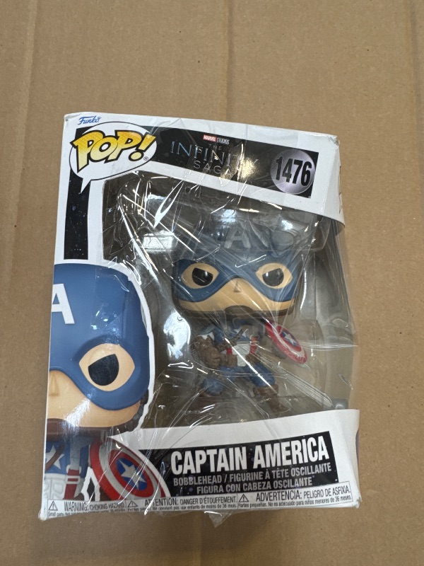 Photo 1 of Funko Pop Marvel: Infinity Saga - Captain America - Collectable Vinyl Figure - Gift Idea - Official Merchandise - Toys for Kids & Adults - Superheroes Fans - Model Figure for Collectors and Display