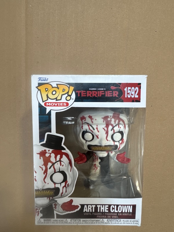 Photo 1 of Funko POP! Movies: Terrifier 2 - Art The Clown - Bloody - Collectable Vinyl Figure - Gift Idea - Official Merchandise - for Kids & Adults - Horror Fans - Model Figure for Collectors and Display