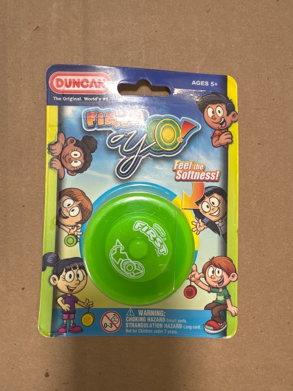 Photo 1 of Duncan Toys First Yo! - Best Beginner Yo-Yo for Kids, Responsive Yo Yo, YoYo Toy - Green/Yellow