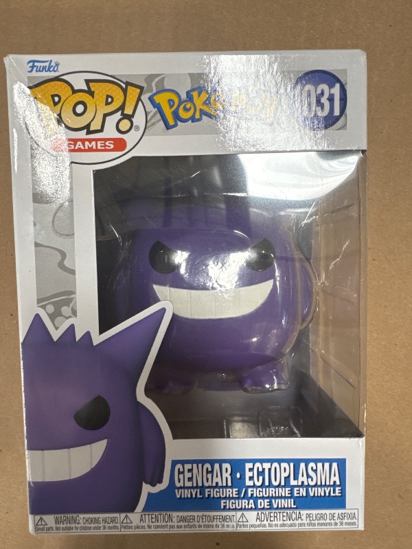 Photo 1 of Funko Pop Games: Pokemon - Gengar - Collectable Vinyl Figure - Gift Idea - Official Merchandise - Toys for Kids & Adults - Video Games Fans - Model Figure for Collectors and Display