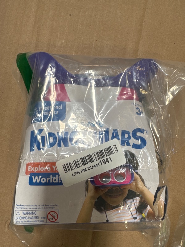 Photo 1 of Educational Insights GeoSafari Jr. Kidnoculars Pink Binoculars For Toddlers & Kids, Gift for Toddlers Ages 3+