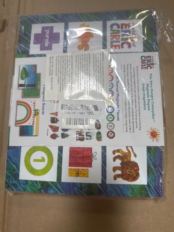 Photo 1 of KIDS PREFERRED World of Eric Carle The Very Hungry Caterpillar Montessori Wooden Magnetic Set with Storage Box – Help Learn Colors, Shapes, Animals, Numbers, and More Medium