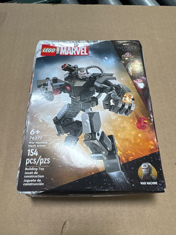 Photo 1 of LEGO Marvel War Machine Mech Armor, Buildable Marvel Action Figure Toy for Kids with 3 Stud Shooters, Legendary Character from The MCU, Marvel Gift for Boys and Girls Aged 6 and Up, 76277