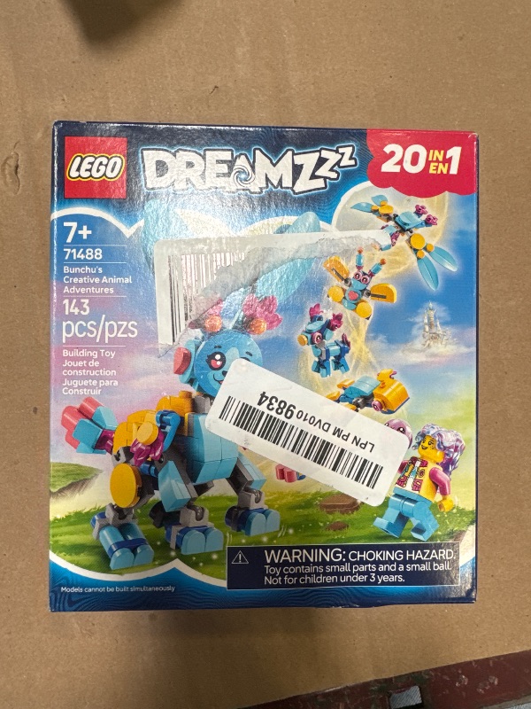 Photo 1 of LEGO DREAMZzz Bunchu's Creative Animal Adventures - Fantasy Bunny Toy for Kids, Boys and Girls, Ages 7+ - 20 Building Options - Building Set with Izzie Minifigure - Gift Idea for Birthdays - 71488