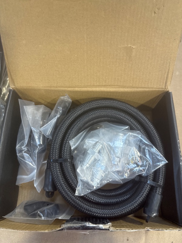 Photo 1 of BIGREAT Universal Power Steering Pump Hose Kit Return to reservoir Hose Kit Compatible with GM LS Swap LS1 LS3 Replace 551082