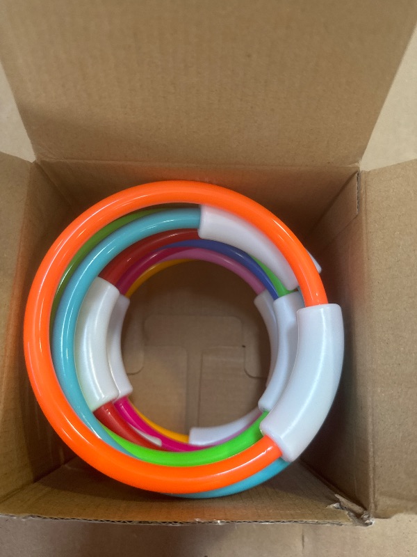 Photo 1 of JOYIN Dive Rings Pool Toys, 8 Pcs Colorful Pool Rings for Kids, Underwater Training Swimming Diving Toy for Kids Gifts Summer Swim Water Fun Games