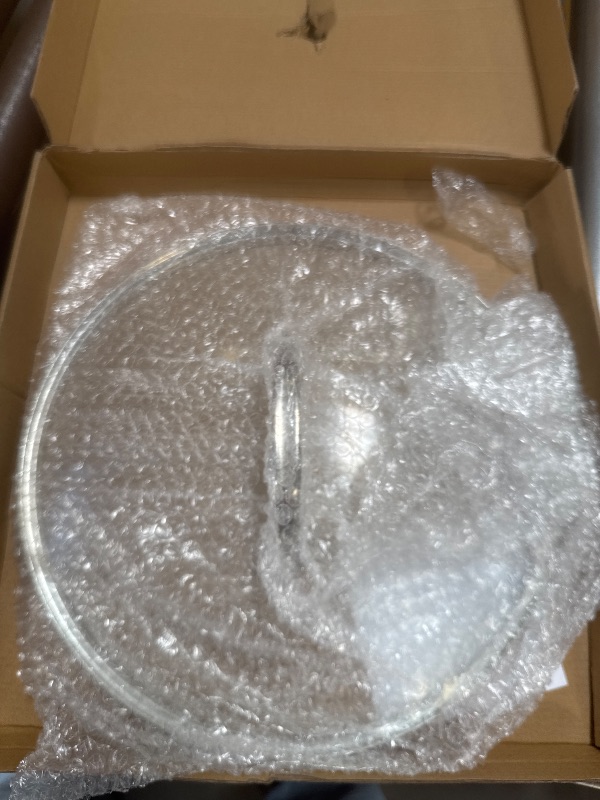 Photo 1 of Stainless Steel Glass Lid for 12 Inch Pans and Pots, Tempered Cover for Cooking Pans, Dishwasher & Over Safe 30 cm