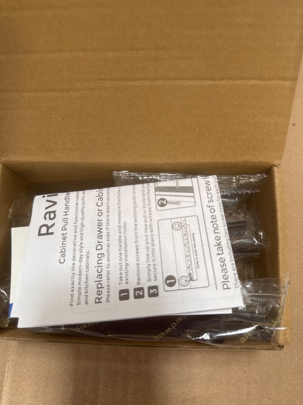 Photo 1 of Ravinte 5 Pack | 5-3/16'' Curved Cabinet Pulls Matte Black Kitchen Drawer Pulls Arch Cabinet Handles 5-3/16”Length, 3” Hole Center