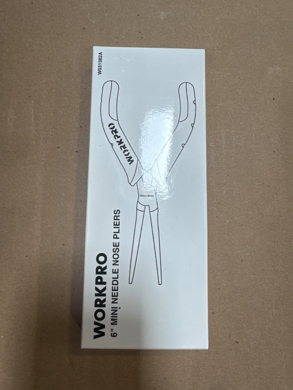 Photo 1 of WORKPRO 6" Needle Nose Pliers, Mini Long Nose Pliers with Comfort Grip Handles, Jewelry Pliers for Wire Wrapping, Crafts, Jewelry Making Supplies