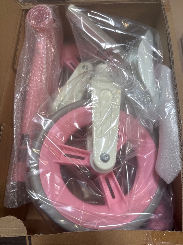 Photo 1 of Bobike Toddler Balance Bike Toys for 1 to 3 Year Old Girls Boys Adjustable Seat and Handlebar No-Pedal Training Bike Best Gifts for Kids (Pink)