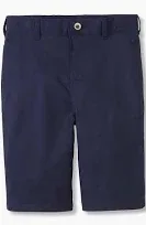 Photo 1 of French Toast Boys' Adjustable Waist Stretch Flat Front Shorts (Standard & Husky) for School Uniform ( size 14 )