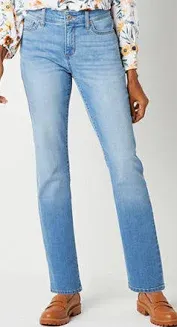 Photo 1 of St. John's Bay Womens Mid Rise Secretly Slender bootcut ( size 2 long )