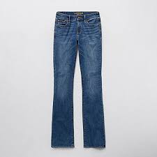 Photo 1 of Arizona-Juniors Womens Mid Rise Bootcut Jean ( size 3 long ) 