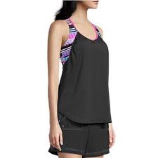 Photo 1 of ZeroXposur Striped Blouson Swimsuit Top ( size 0x ) 