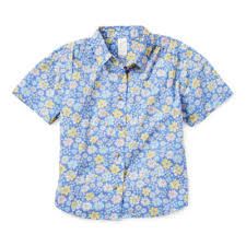 Photo 1 of Thereabouts tle & Big Girls Adaptive Short Sleeve Button-Down Shirt ( size small )