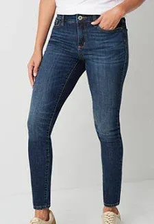 Photo 1 of St. John's Bay Womens Mid Rise Secretly Slender Skinny Fit Jean ( size 4PS )