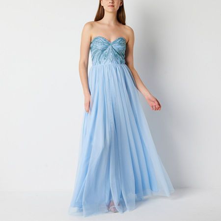 Photo 1 of Speechless Sleeveless Ball Gown Juniors, 13, Blue
