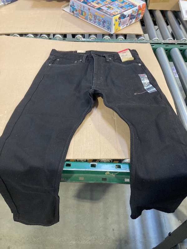 Photo 1 of Levi's Men's 505 Regular Fit Jeans (Also Available in Big & Tall), (New) Black-Discontinued, 32W x 30L