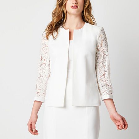 Photo 1 of Black Label by Evan-Picone Suit Jacket, Small, White