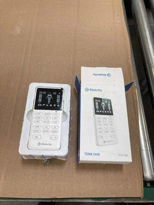 Photo 1 of Etekcity FSA HSA Store Eligible 4-Output TENS Unit, Muscle Stimulator Machine for Pain Relief Physical Therapy, Back, Nerve, Sciatica, Neck, Shoulder,Period Cramp Relaxer,Rechargeable Electric Device