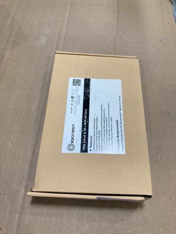 Photo 1 of IO CREST 24 Port SATA III to PCIe 3.0 x4 Non-RAID Expansion Card JMB575 JMB582 Low Profile Bracket,SI-PEX40169