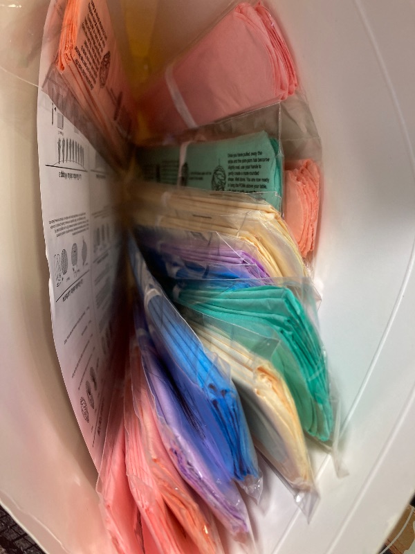Photo 1 of EASY JOY 15PCS Pastel Paper Tissue Pom Poms Decoration Macaron Rainbow Candy Ice Cream Easter Flowers Wall Hanging Decor for Birthday Wedding Baby Shower