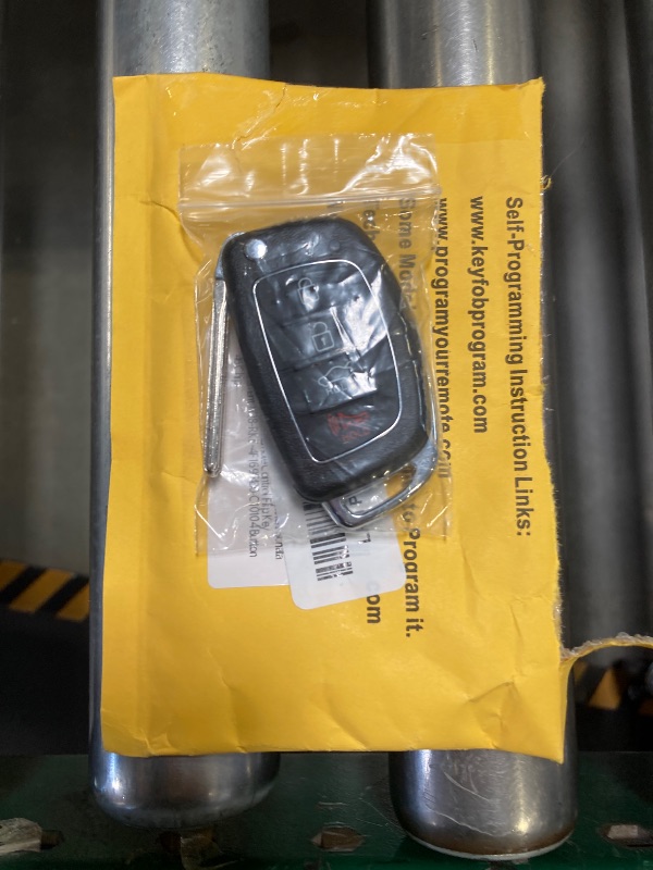 Photo 1 of SUPALAND Key Fob Keyless Entry Fits for Hyundai Sonata 2014 2015 2016 2017 Remote Control Flip Key Replacement TQ8-RKE-4F16 95430-C1010 4 Button 46 Chip