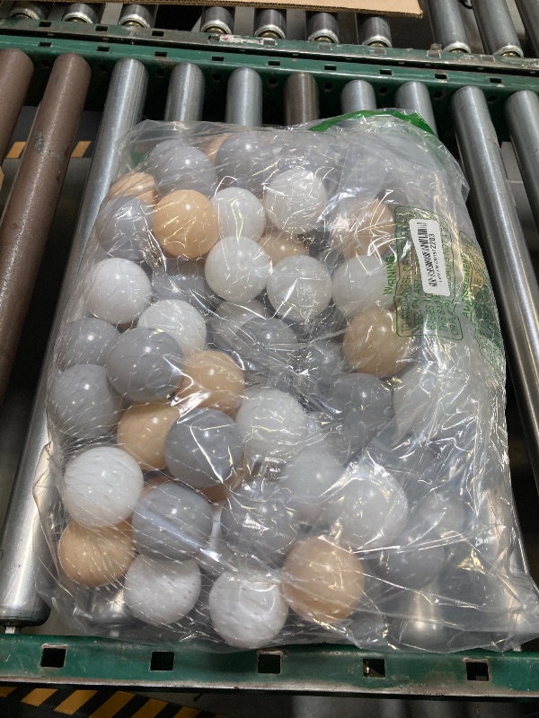 Photo 1 of GOGOSO Ball Pit Balls for Toddlers Kids Plastic Balls for Ball-Pit Playpen Pool Baby Pastel BPA-Free Non Toxic Pastel Crush Proof Bal Beige Light Gray White 100pcs