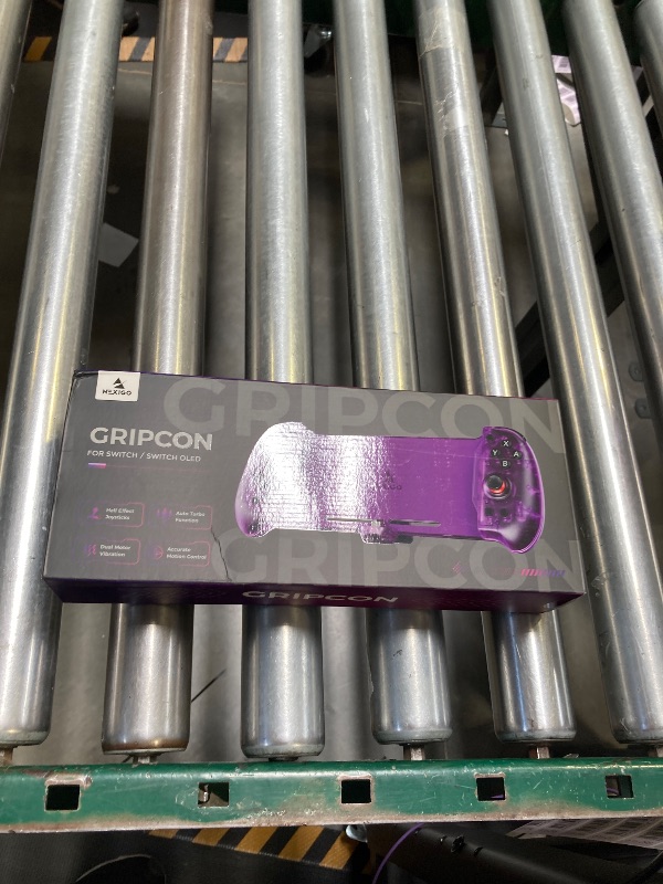 Photo 1 of NexiGo Hall Effect Gripcon with Kickstand and HDMI Out for TV Docking, Hall Sensing Joystick for Switch/Switch OLED, Handheld Mode, 4K/1080P Supported HDMI and USB 3.0 Port, Purple
