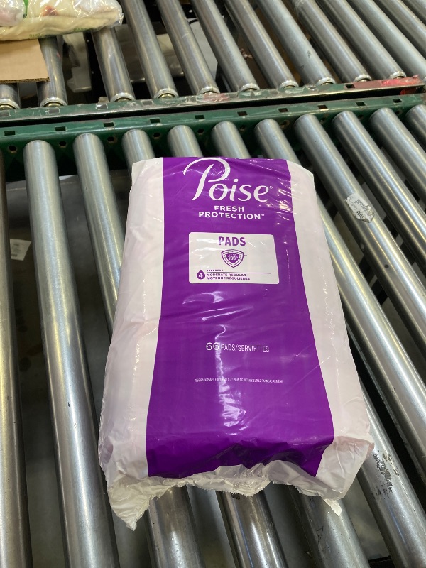 Photo 1 of POISE 66 COUNT PADS REGULAR 
