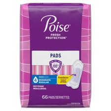 Photo 1 of POISE 66 COUNT PADS REGULAR 