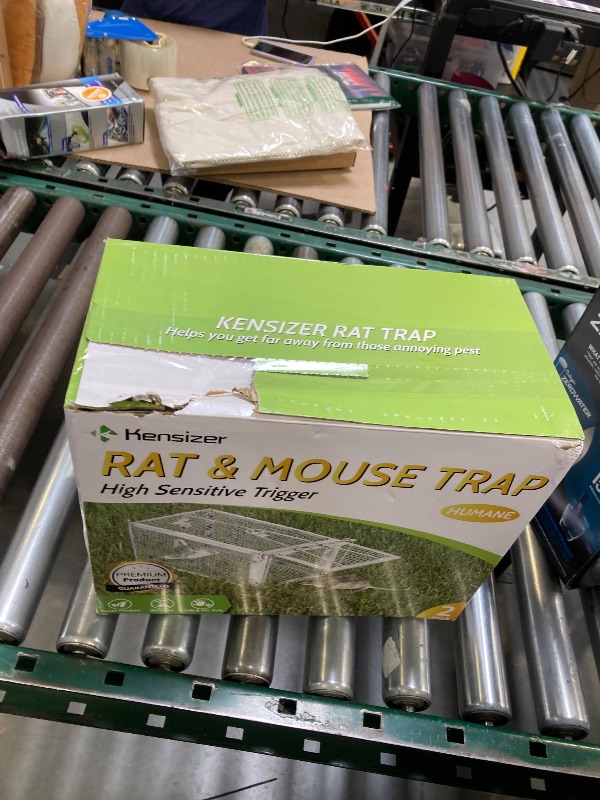 Photo 1 of Kensizer 2-Pack Animal Humane Live Cage Trap That Work for Rat Mouse Chipmunk Mice Voles Hamsters and Other Small Rodents, Trampa para Ratones, Catch and Release