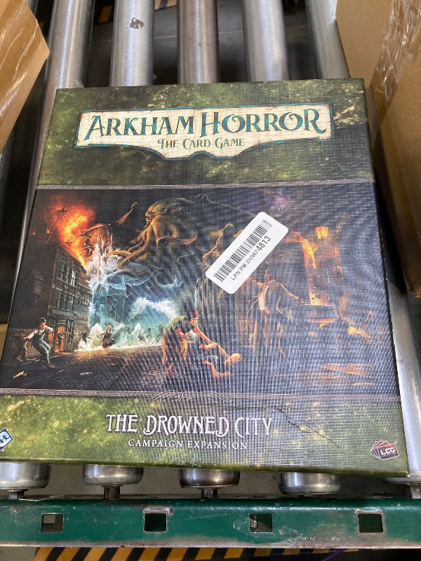 Photo 1 of Arkham Horror The Card Game The Drowned City Campaign Expansion - Explore R’lyeh & Face Cthulhu! Cooperative LCG, Ages 14+, 1-4 Players, 1-2 Hr Playtime, Made by Fantasy Flight Games