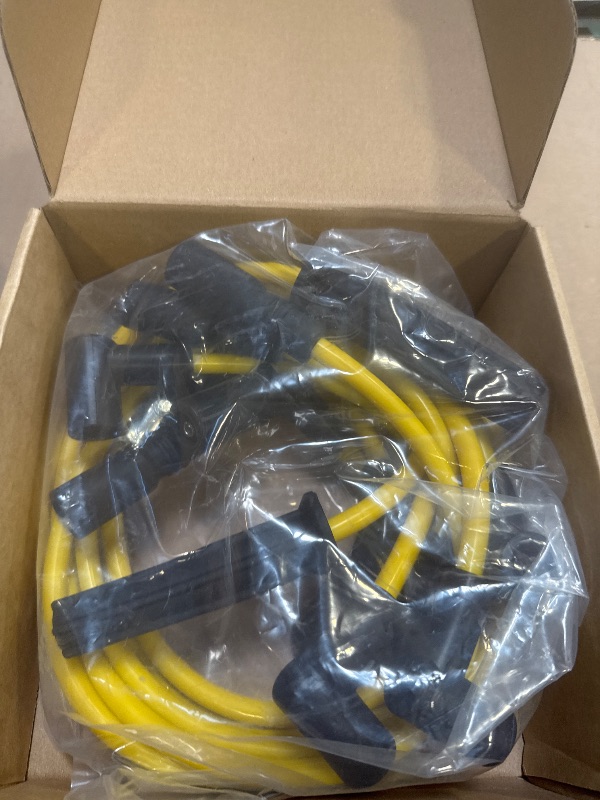 Photo 1 of NewYall Pack of 7 8mm Ignition Spark Plug Wire Set for 4.3L V6 Chevy Express Astro S10 P30 for GMC C1500 Jimmy Savana Sonoma 1996-2005