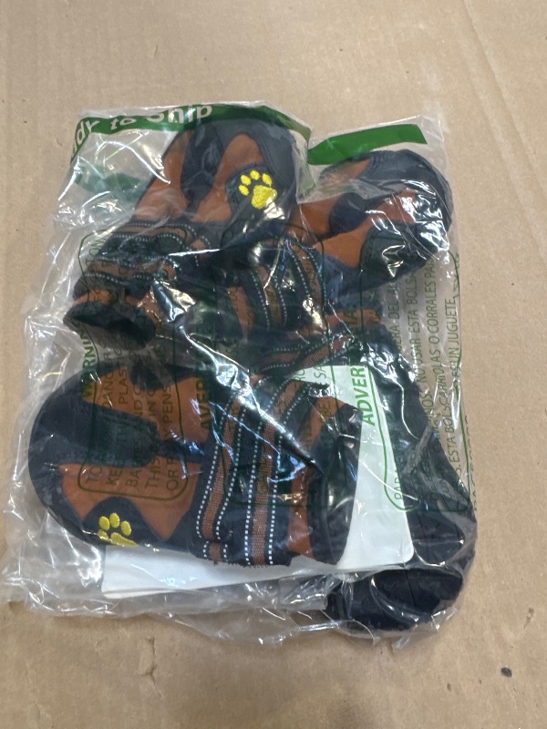 Photo 1 of CovertSafe& Dog Boots for Dogs Non-Slip, Waterproof Dog Booties for Outdoor, Dog Shoes for Medium to Large Dogs 4Pcs with Rugged Sole Black-Brown