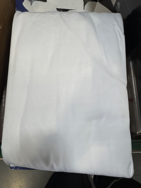 Photo 1 of 100% Egyptian Cotton Deep Pocket Full White Fitted Sheet Only - 1000 Thread Count Luxury Hotel Fitted Sheet, Extra Soft Cooling Sateen Weave Bottom Sheet, Fits Mattress Upto 18 in