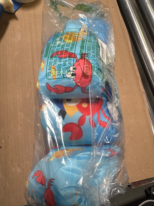 Photo 1 of Kulahlik Toddler Swim Vest, Toddler Floaties for 22-66 lbs Boys & Girls, Kids Swim Vest with Crotch Strap & Shoulder Harness Arm Wings for 2 3 4 5 6 7 Years Old Baby Children Sea Beach Pool-Crab
