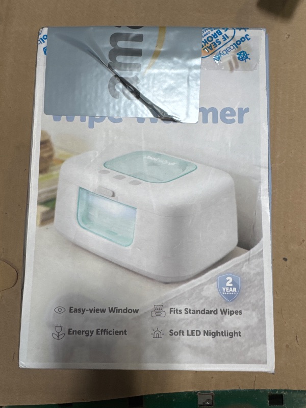 Photo 1 of TinyBums Baby Wipe Warmer & Dispenser with LED Changing Light & On/Off Switch - Jool Baby